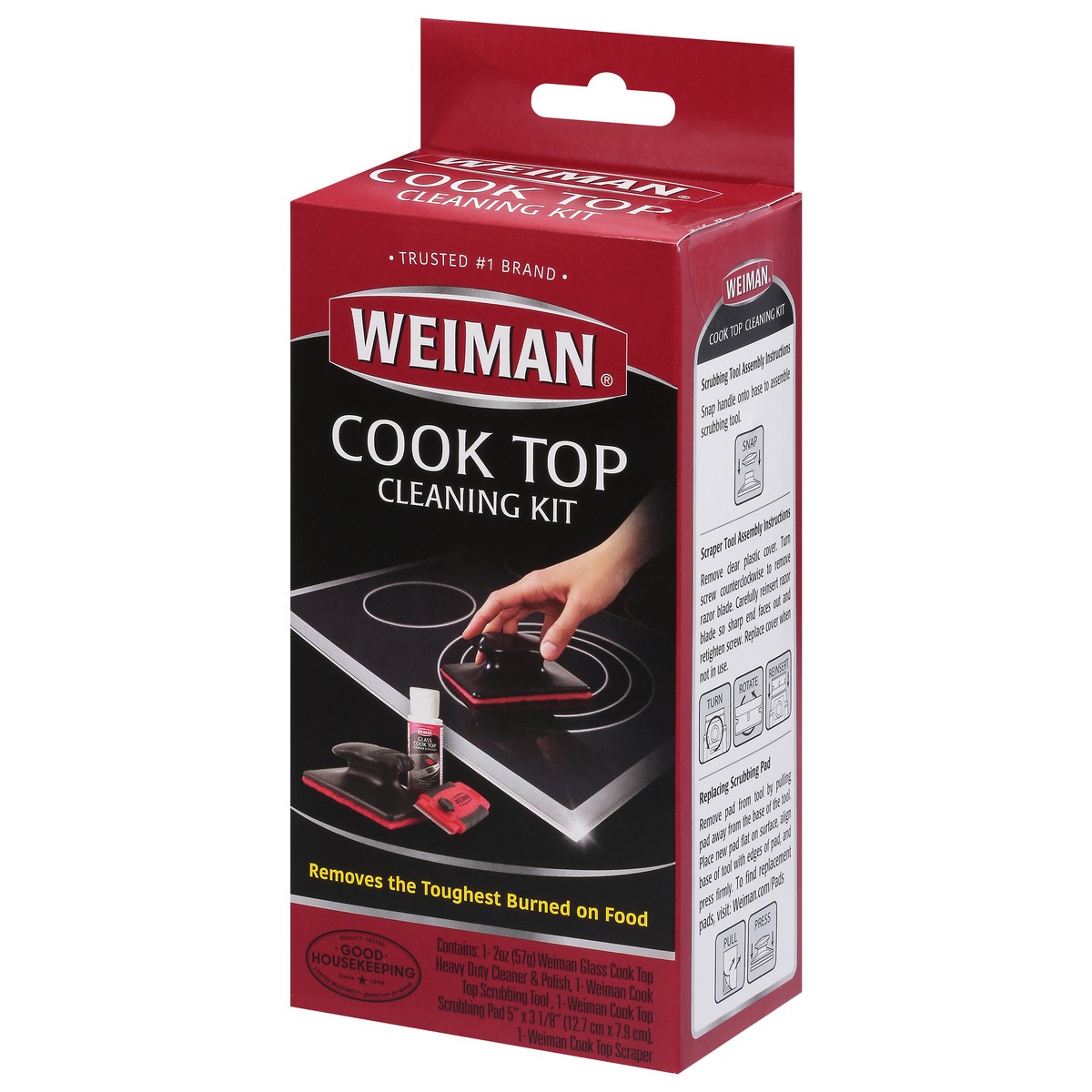 slide 5 of 9, Weiman Cook Top Cleaning Kit 1 ea, 1 ct