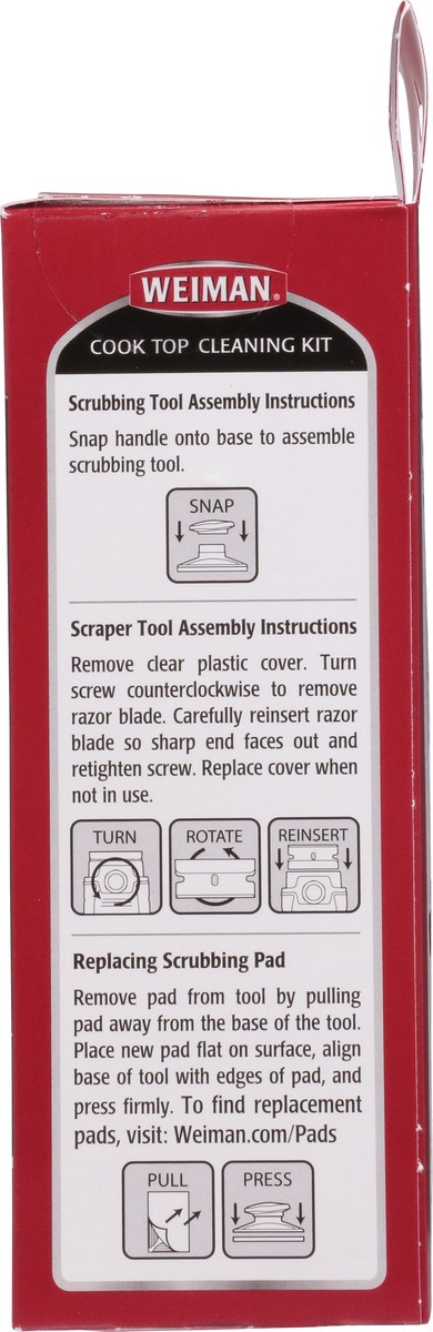 slide 2 of 9, Weiman Cook Top Cleaning Kit 1 ea, 1 ct