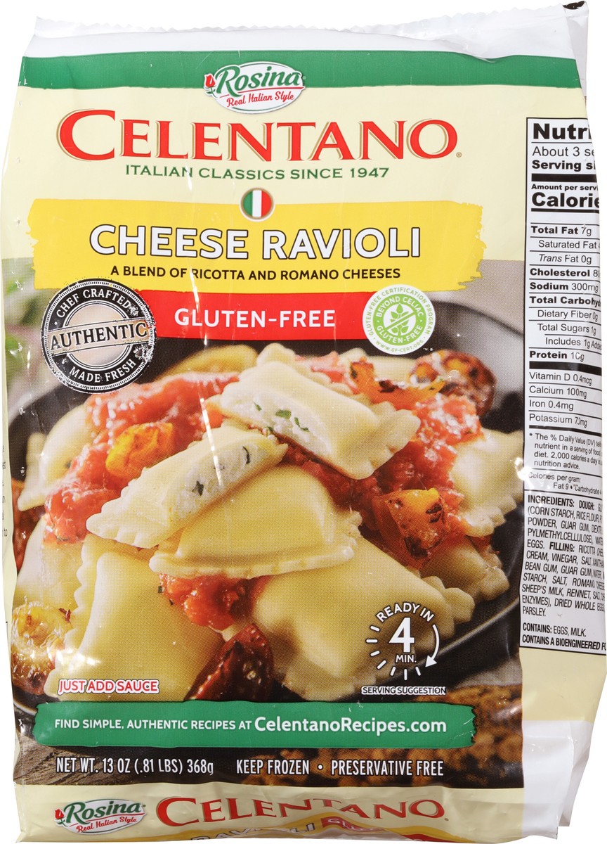 slide 9 of 11, Celentano Gluten Free Cheese Ravioli 13 oz, 13 oz