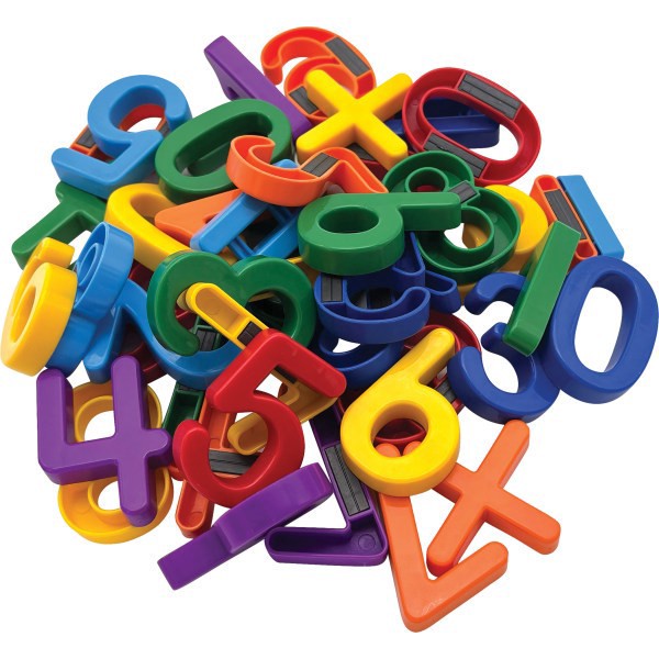 slide 2 of 2, Teacher Created Resources Magnetic Numbers And Symbols, Assorted Colors, Pack Of 46 Symbols, 46 ct