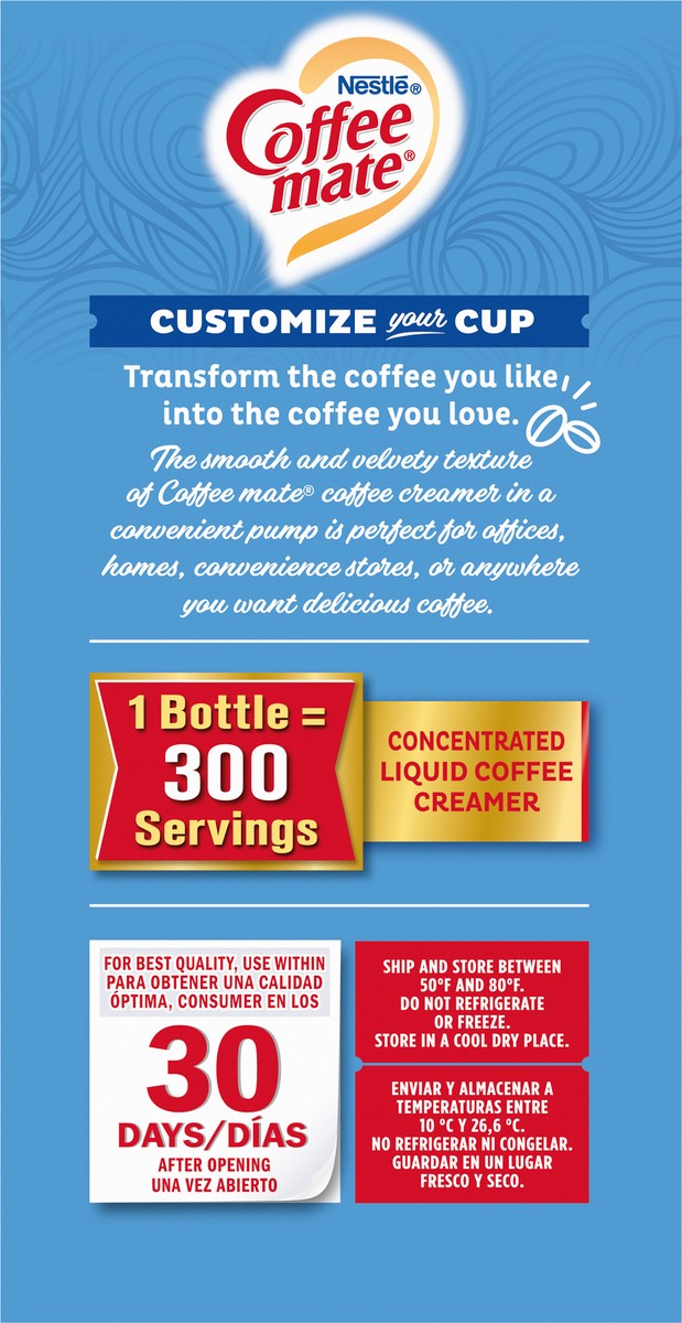 slide 7 of 9, Coffee-Mate Concentrated French Vanilla Coffee Creamer 1 50.7 fl oz, 50.7 fl oz