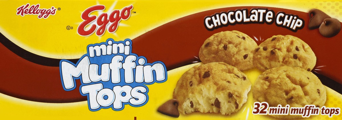 slide 4 of 6, Eggo Muffin Tops, Mini, Chocolate Chip, 32 ct