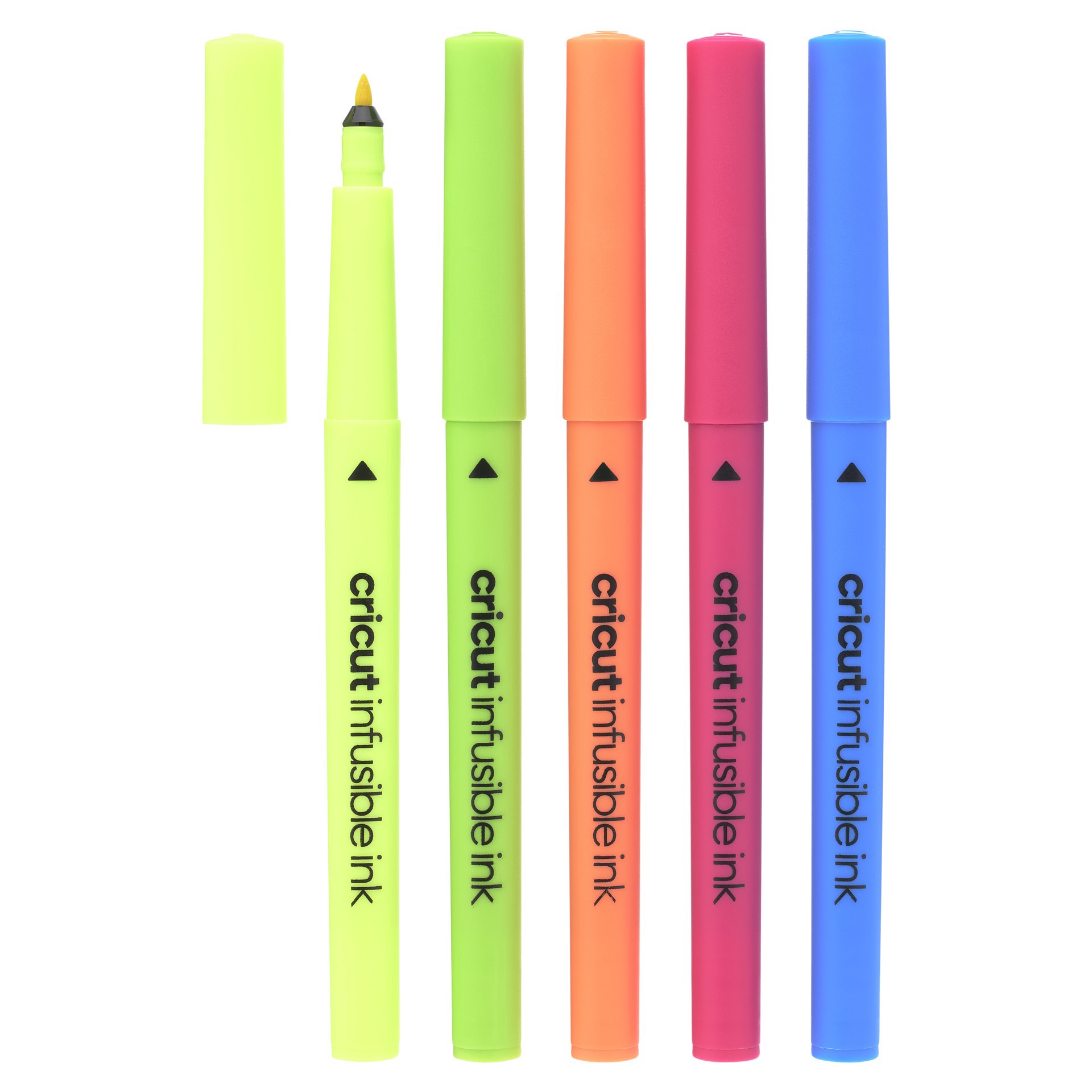 slide 6 of 8, Cricut Infusible Ink Neons Markers, 8 in x 4 in x 0.5 in