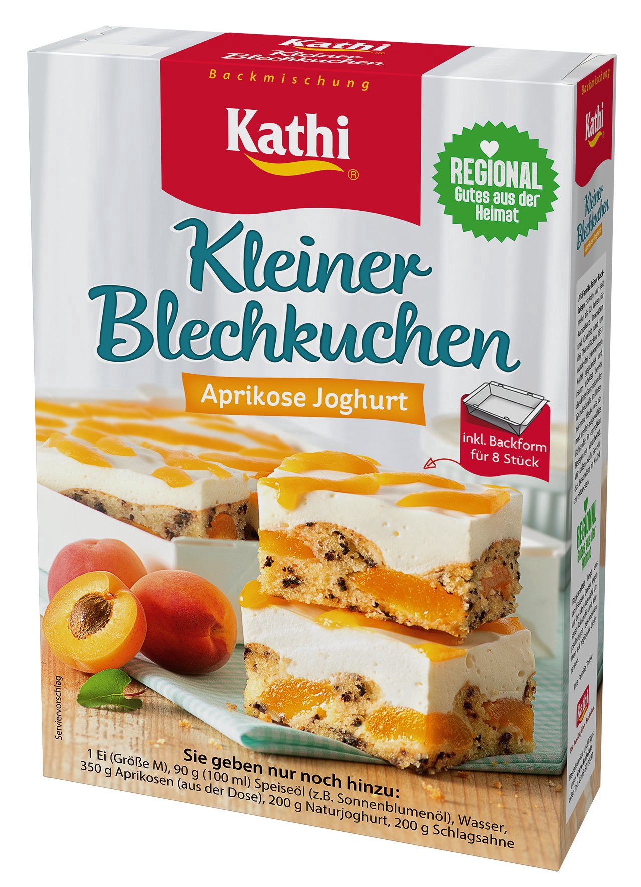 slide 1 of 1, Kathi Apricot Yogurt Sheet Cake Mix, 10.4 oz