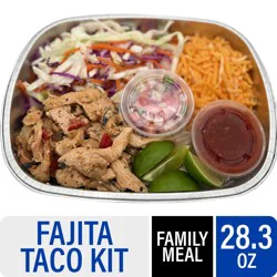 Deli Kitchen Fajita Taco Kit Family Meal