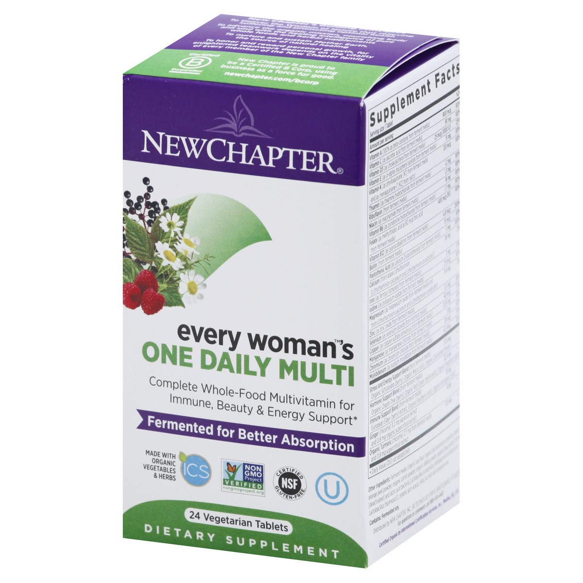 slide 3 of 9, New Chapter One Daily Every Woman's Multivitamin, 24 ct