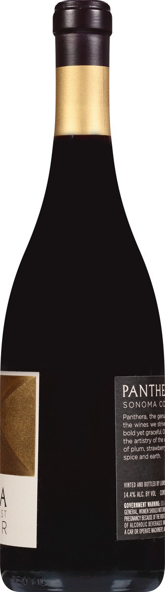 slide 3 of 11, Panthera Sonoma Coast Pinot Noir 750 ml, 750 ml