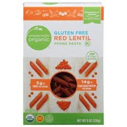 Simple Truth Organic Gluten Free Red Lentil Penne Pasta
