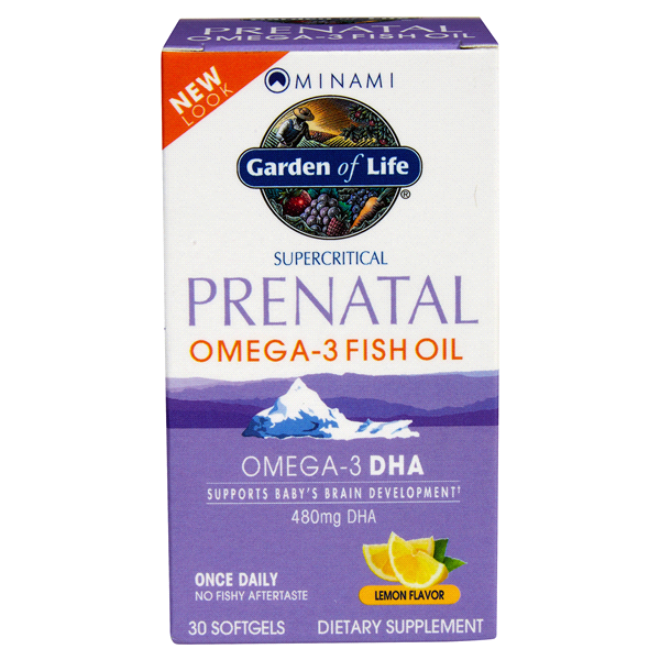 slide 1 of 2, Garden of Life Minami Prenatal Omega Lemon, 30 ct