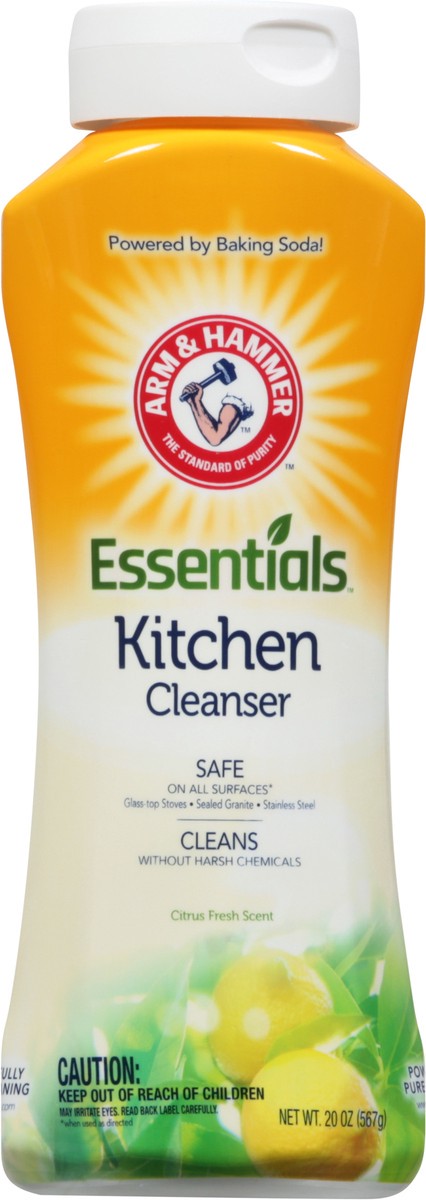 slide 3 of 10, ARM & HAMMER Essentials Citrus Fresh Scent Kitchen Cleanser 20 oz, 20 oz