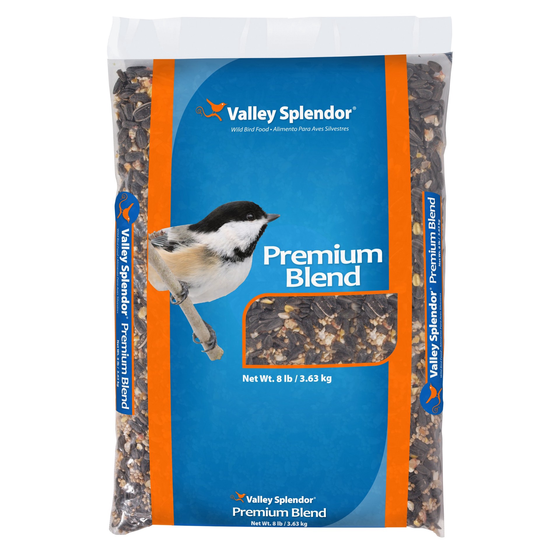 slide 1 of 1, Valley Splendor Wild Bird Seed - Premium Blend, 8 lb