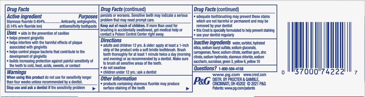 slide 2 of 7, Crest Pro-Health with a Touch of Scope Whitening Toothpaste, 4.6 oz, 4.6 oz