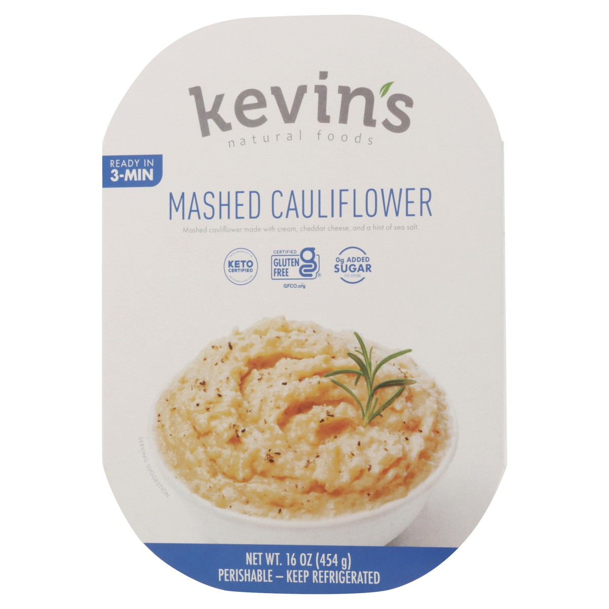 slide 13 of 14, Kevin's Natural Foods Mashed Cauliflower 16 oz, 16 oz