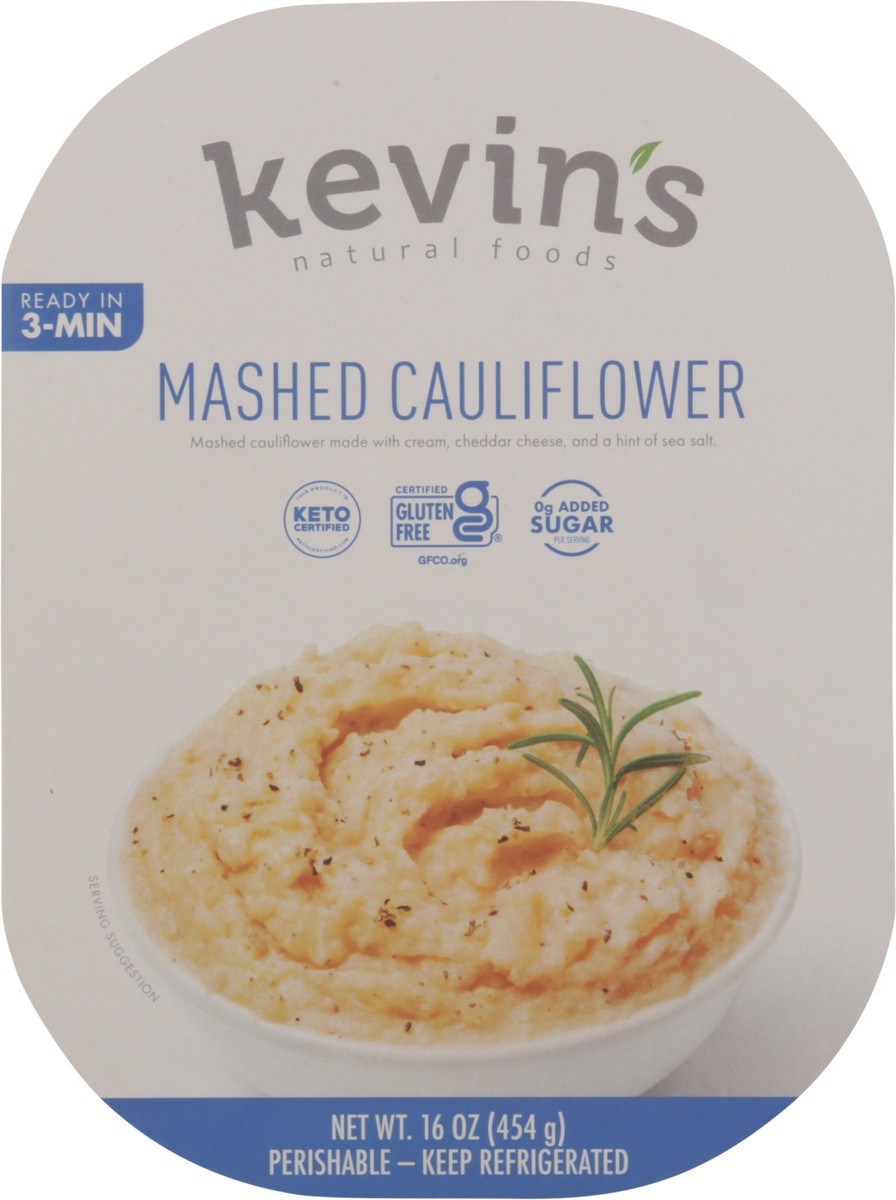 slide 14 of 14, Kevin's Natural Foods Mashed Cauliflower 16 oz, 16 oz