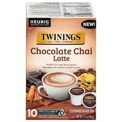 Twinings Chocolate Chai Latte Black Tea 10 K-Cup Pods