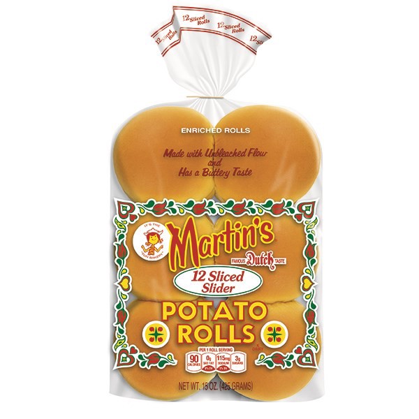 slide 1 of 9, Martin's 12 Slider Potato Rolls, 12 ct