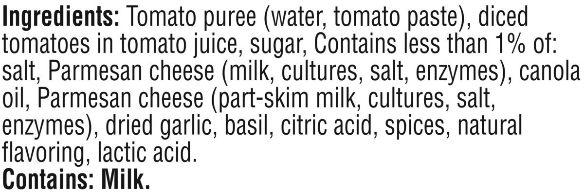 slide 8 of 11, Prego Parmesan Basil Pasta Sauce, 24 oz Jar, 24 oz