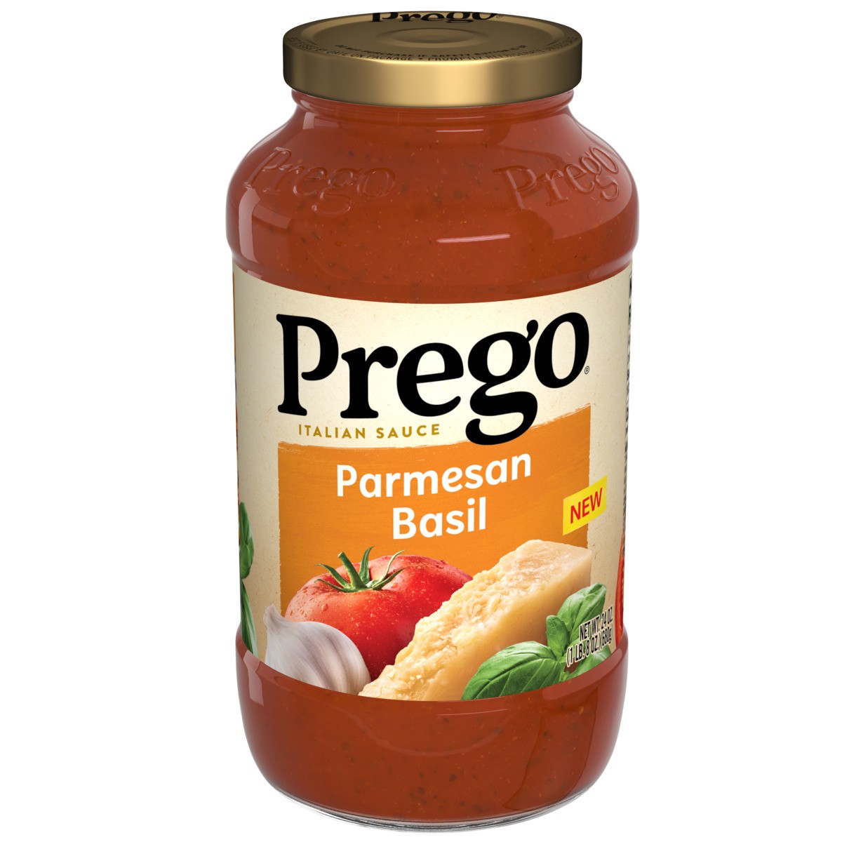 slide 3 of 11, Prego Parmesan Basil Pasta Sauce, 24 oz Jar, 24 oz