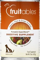 Fruitables Digestive Supplement For Dog or Cat Pumpkin Superblend