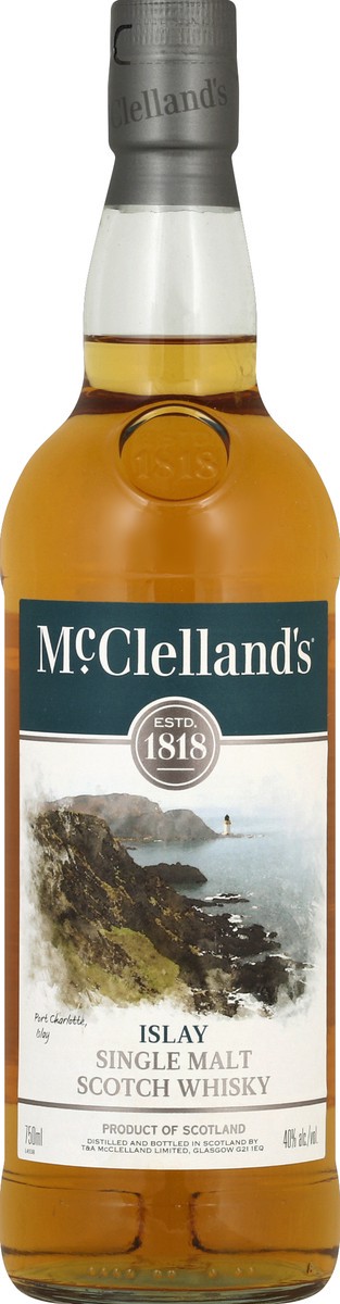 slide 2 of 2, McClelland's Mcclellands Whisky Islay Single Malt Scotch, 750 ml