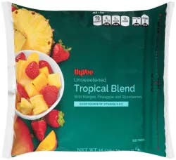 Hy-vee Unsweetened Tropical Blend With Mangos, Pineapple And Strawberries