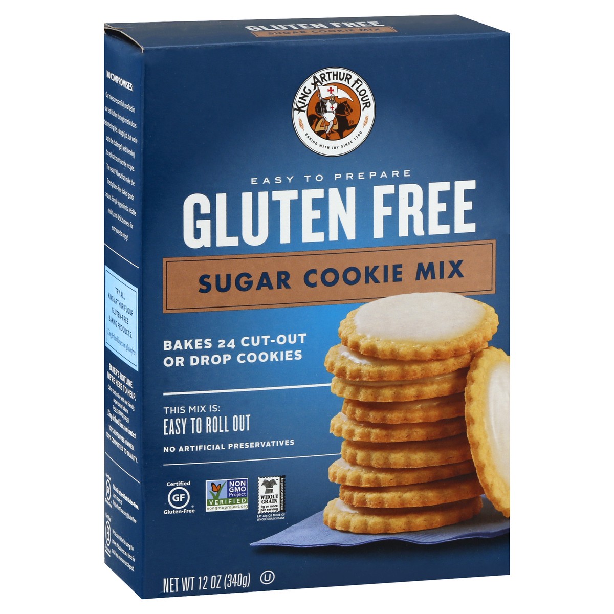 slide 7 of 10, King Arthur Gluten Free Sugar Cookie Mix, 12 oz