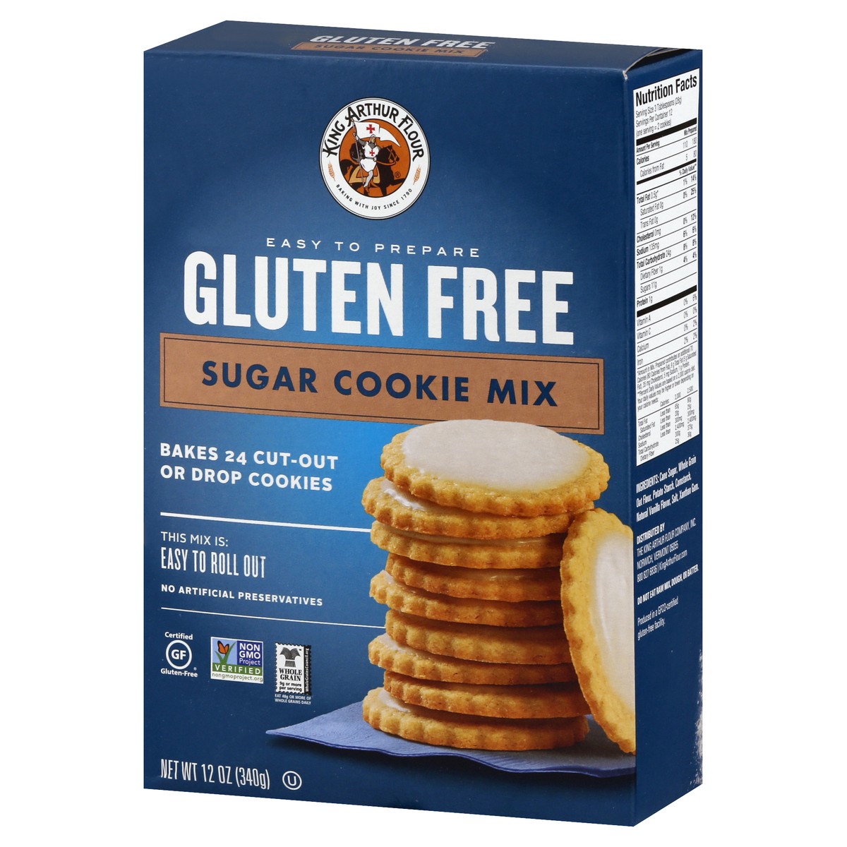 slide 9 of 10, King Arthur Gluten Free Sugar Cookie Mix, 12 oz