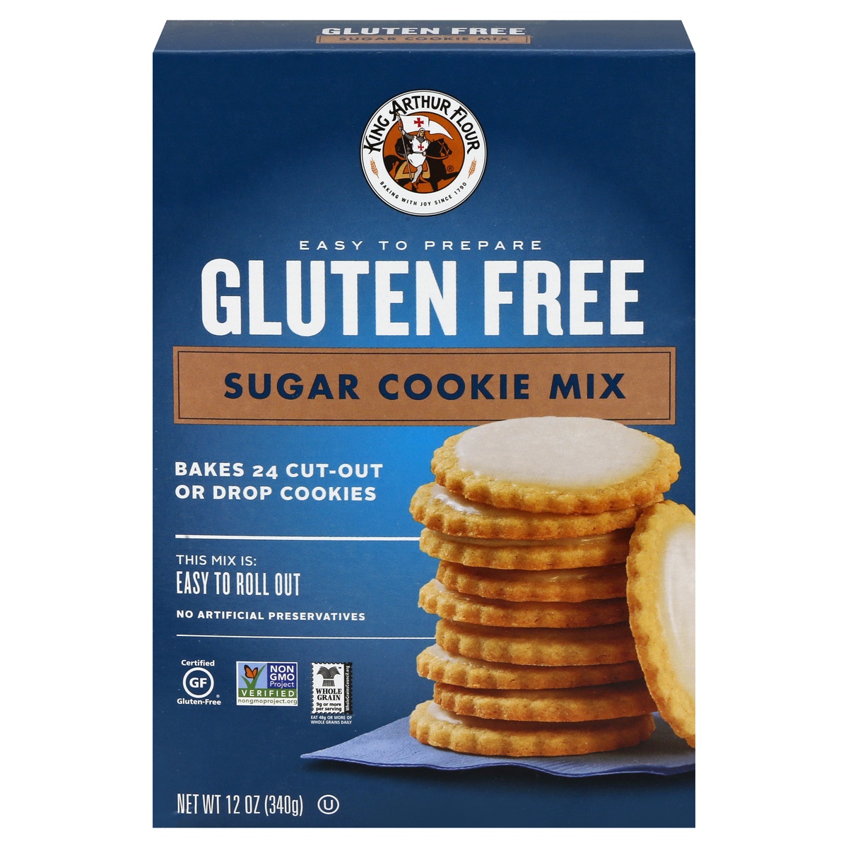 slide 1 of 10, King Arthur Gluten Free Sugar Cookie Mix, 12 oz