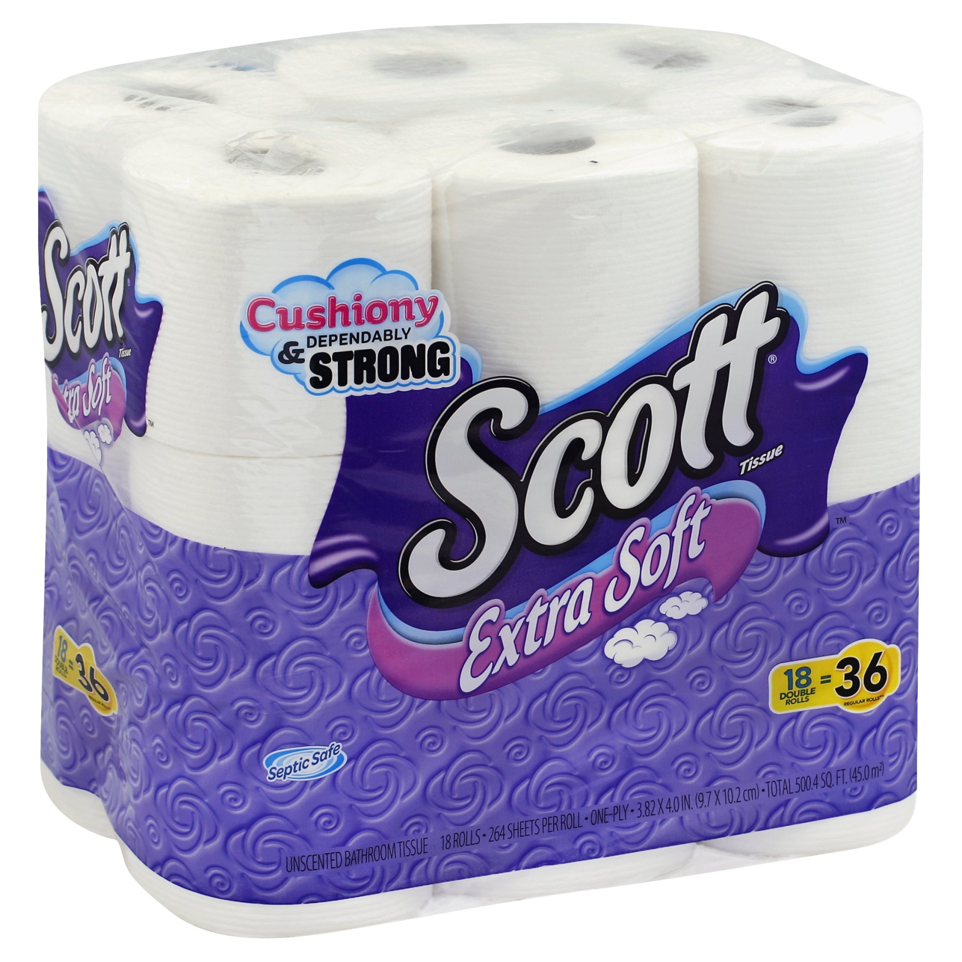 slide 1 of 3, Scott Extra Soft Toilet Paper - 18 Double Rolls, 18 ct