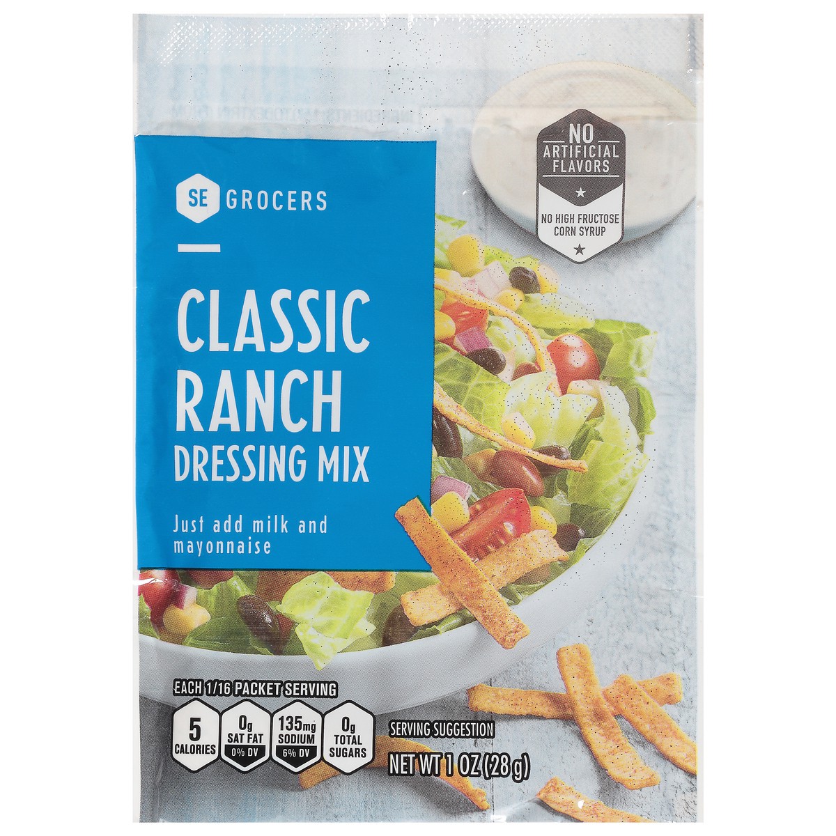 slide 1 of 1, SE Grocers Ranch Dressing Mix, 1 oz