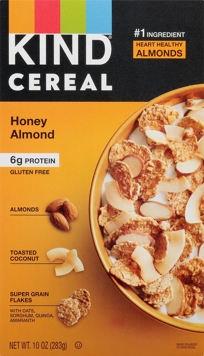 slide 9 of 10, Kind Honey Almond Cereal, 10 oz