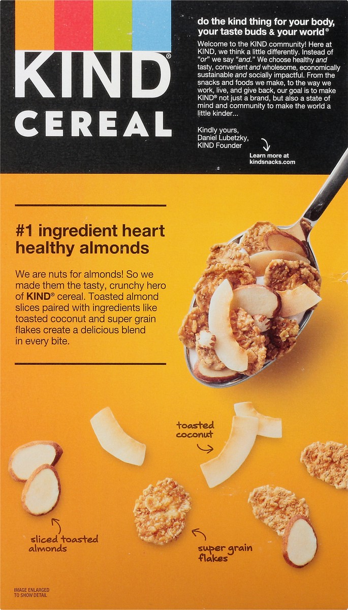 slide 10 of 10, Kind Honey Almond Cereal, 10 oz