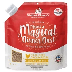 Stella & Chewy's Freeze-Dried Raw Marie's Magical Dinner Dust Meal Cage-Free Chicken Recipe Dry Dog Food Topper, 7 oz.