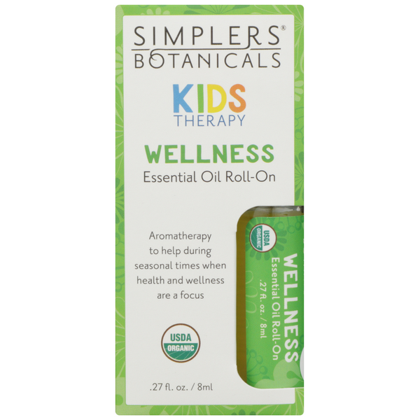 slide 1 of 1, Simplers Kids Therapy Wellness Roll-On, 0.27 fl oz