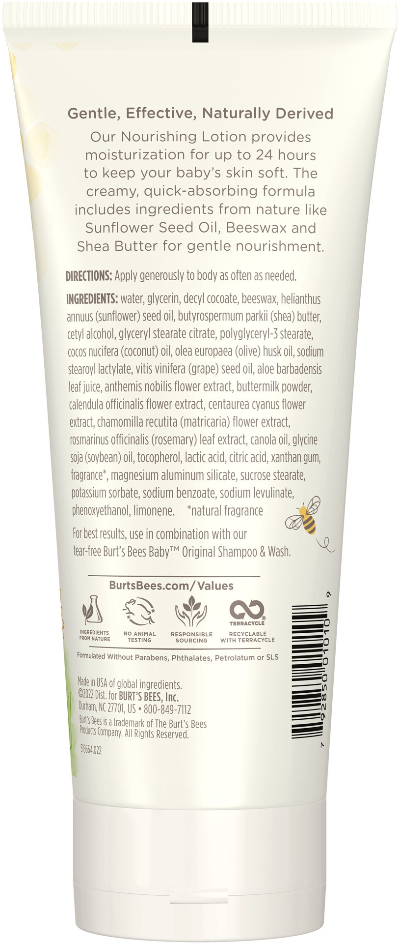 slide 4 of 5, Burt's Bees Nourishing Original Lotion, 6 fl oz