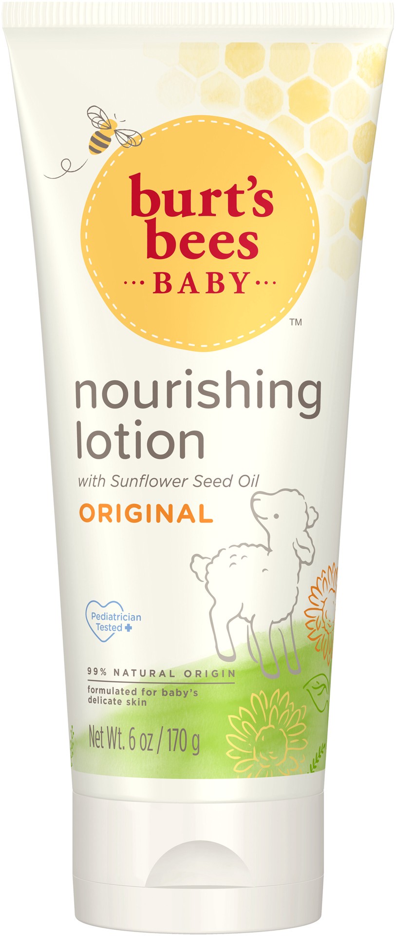 slide 1 of 5, Burt's Bees Nourishing Original Lotion, 6 fl oz