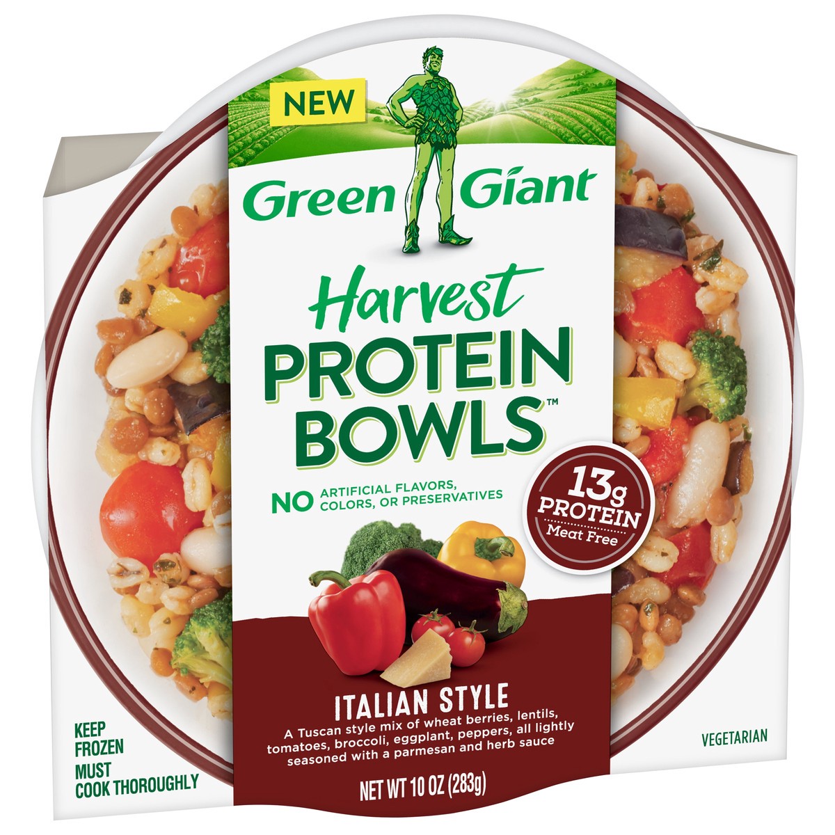 slide 2 of 7, Green Giant Italian Style Protein Bowls 10 oz, 10 oz