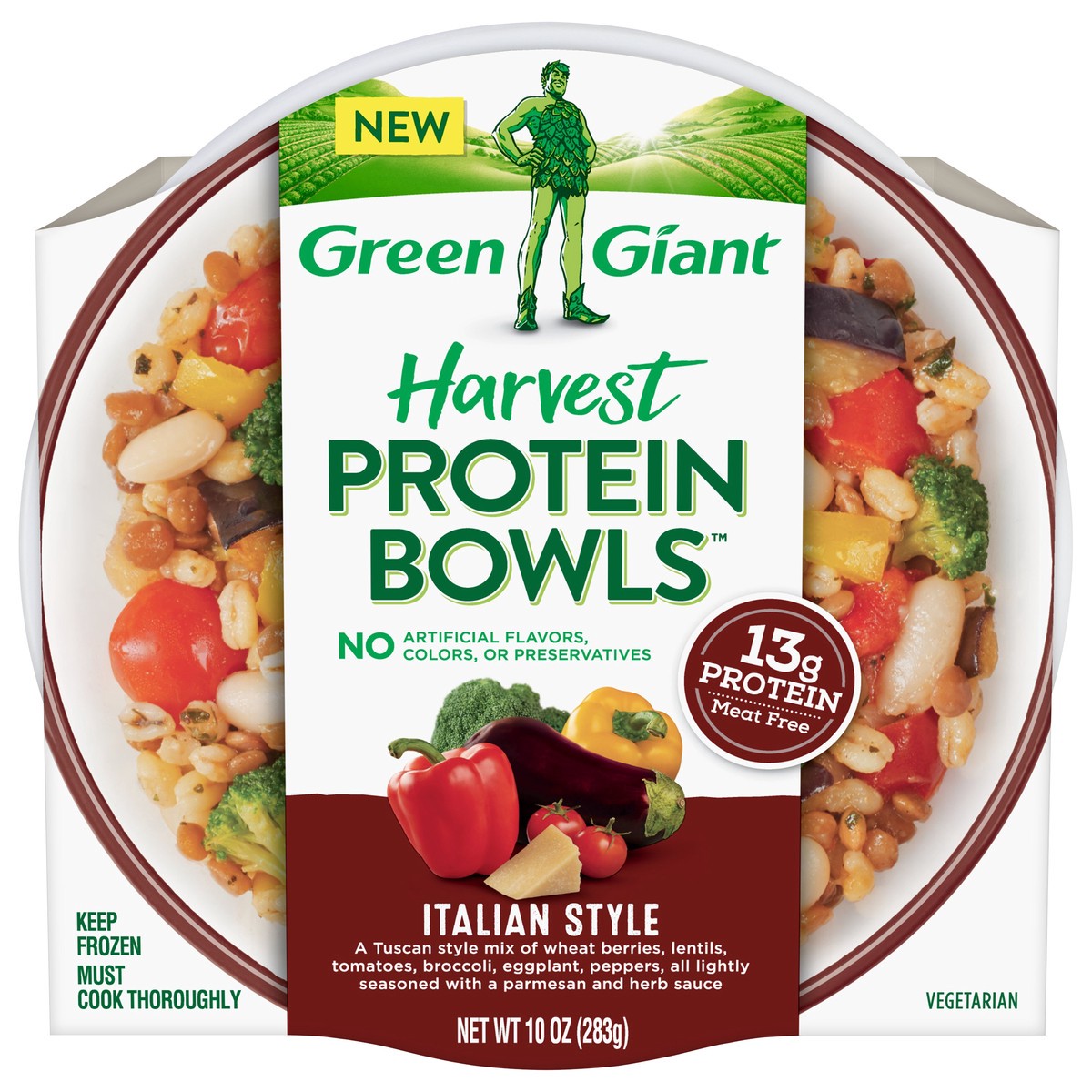 slide 1 of 7, Green Giant Italian Style Protein Bowls 10 oz, 10 oz