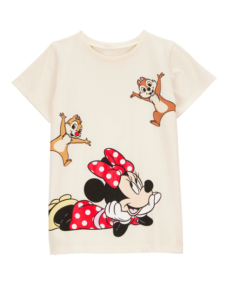 slide 1 of 2, Carter's Carters Kid Minnie Mouse Tee Ivory 10, 1 ct