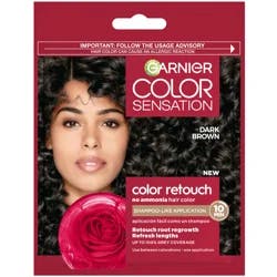 L'Oréal Garnier Color Sensation Permanent Hair Color, Dark Brown