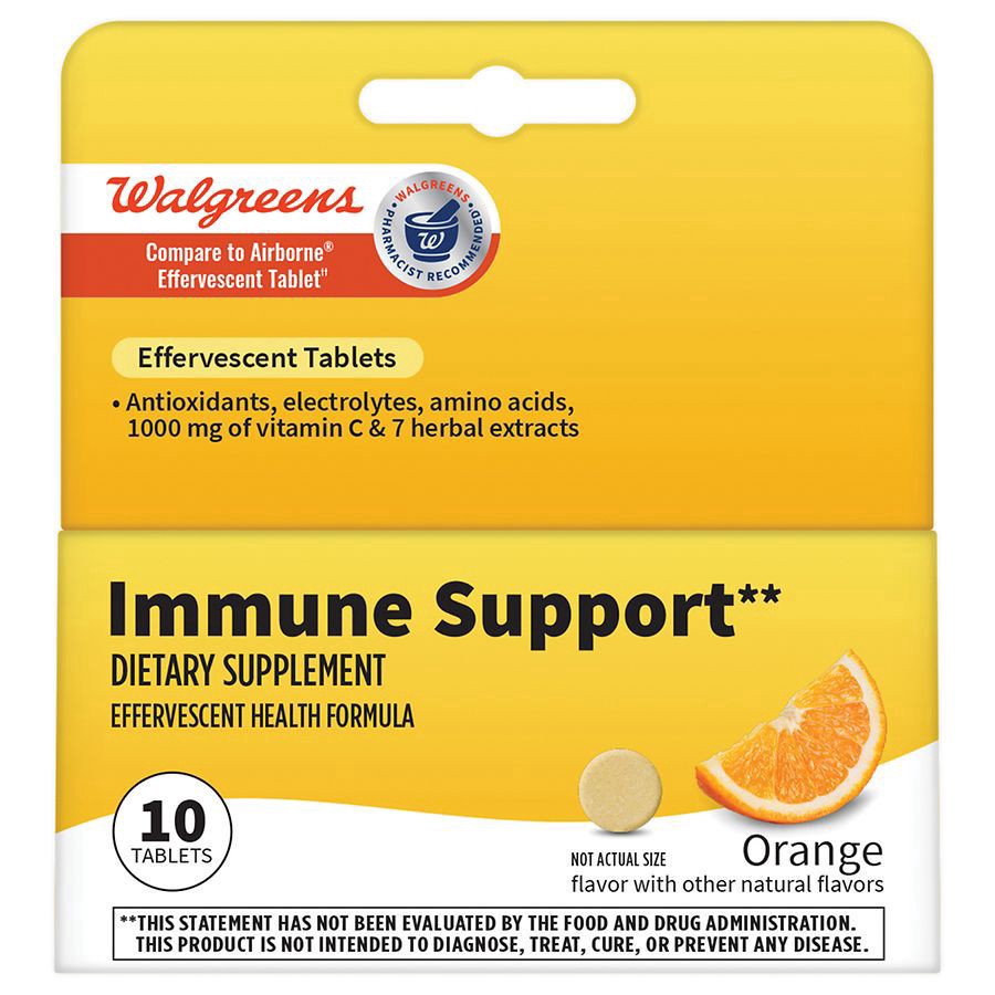 slide 1 of 1, Wal-Born Effervescent Tablets Orange, 10 ct