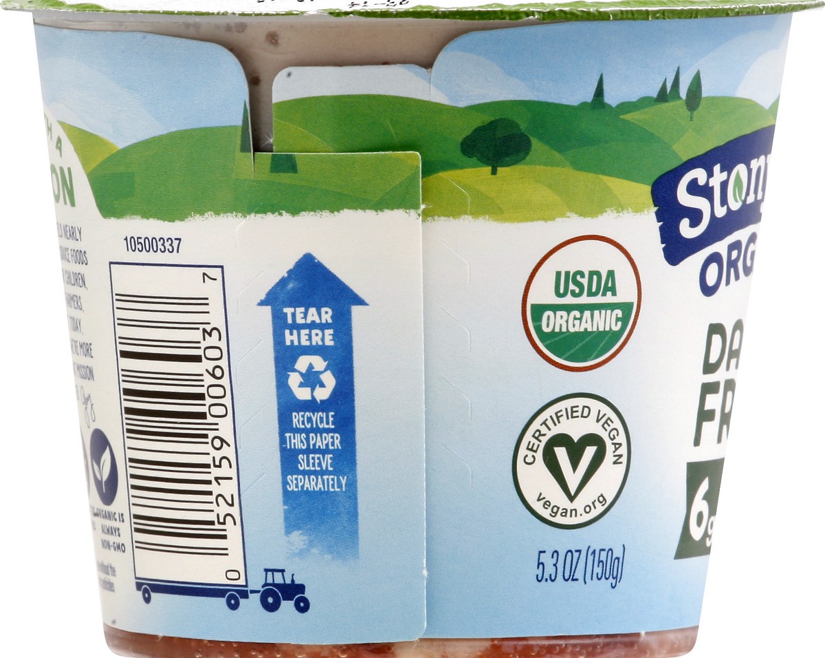 slide 2 of 10, Stonyfield Organic O'Soy Yogurt Strawberry, 6 oz