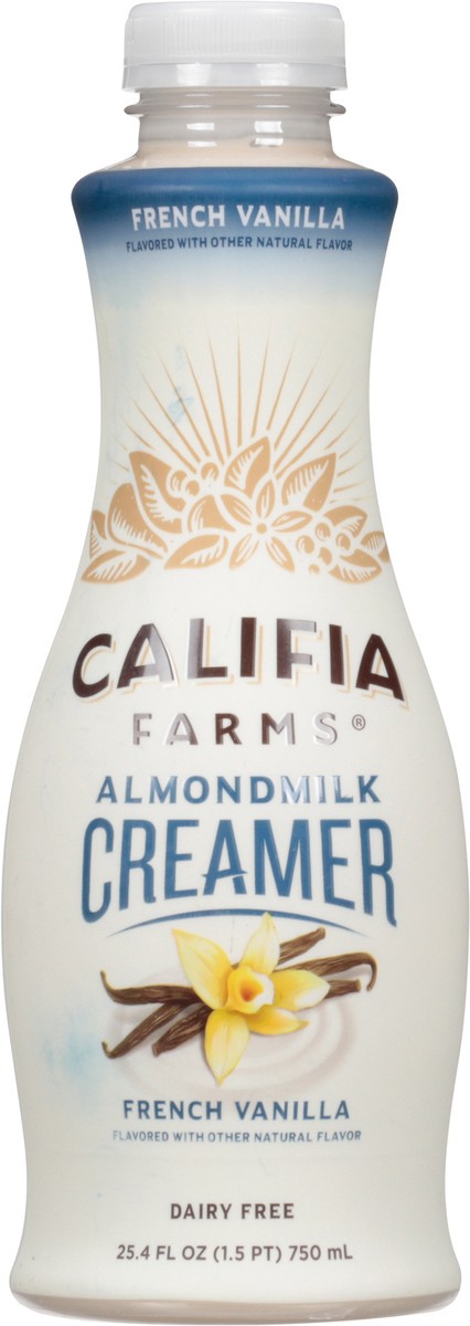 slide 1 of 10, Califia Farms Almondmilk French Vanilla Creamer 25.4 fl oz, 25.4 fl oz