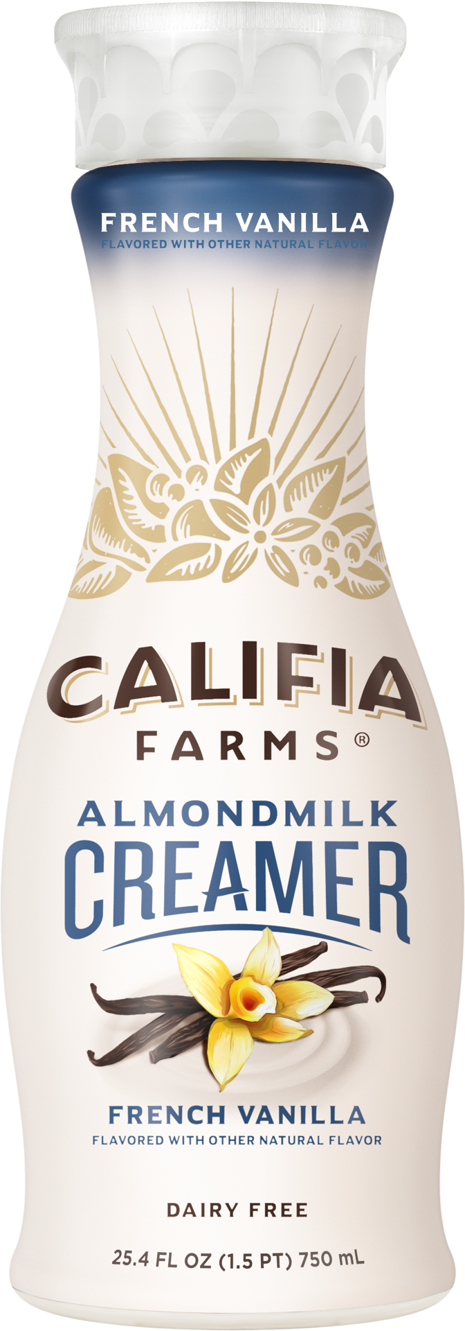 slide 1 of 10, Califia Farms French Vanilla Almond Milk Coffee Creamer, 25.4 oz