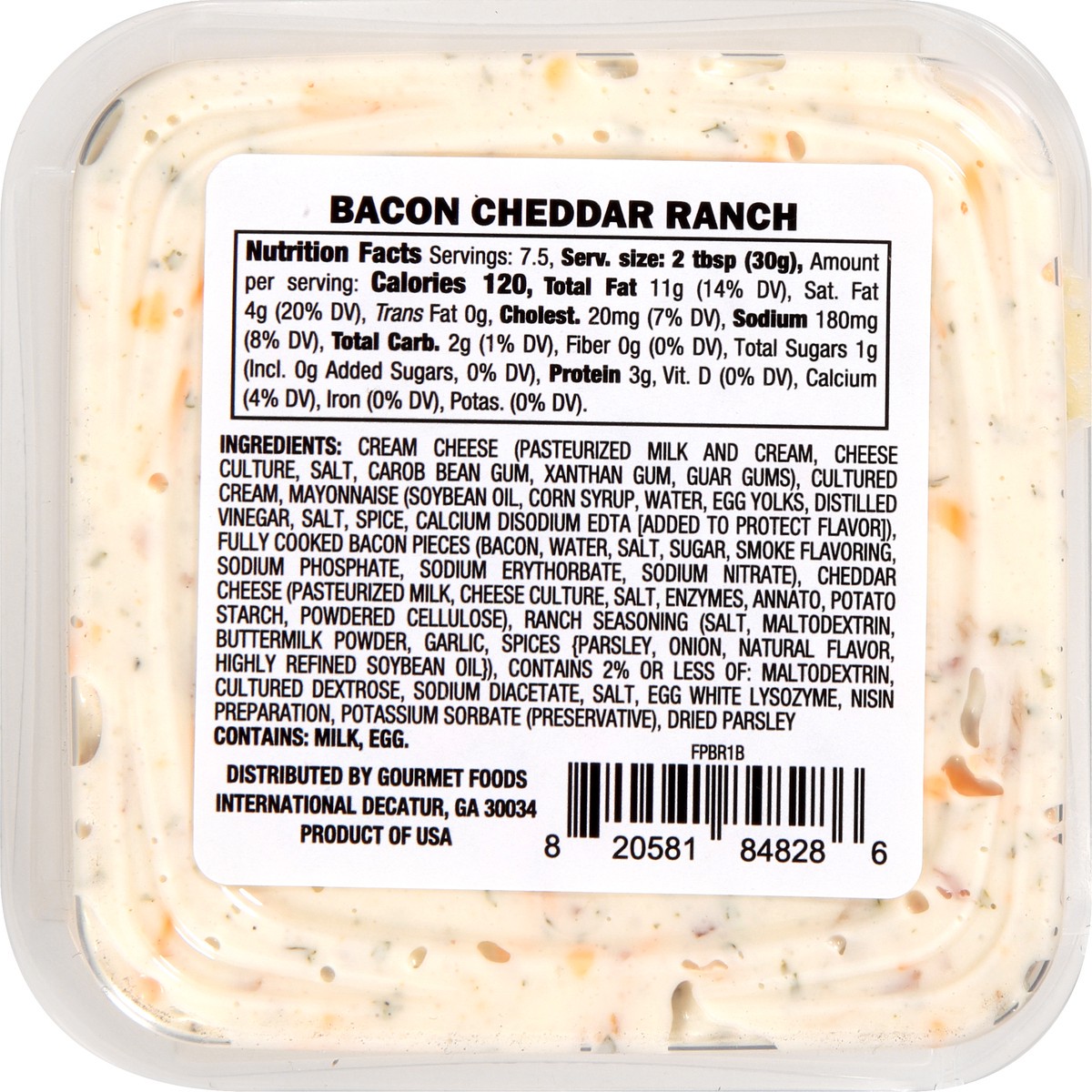 slide 3 of 9, Gourmet Foods International Ranch Dip, 8 oz