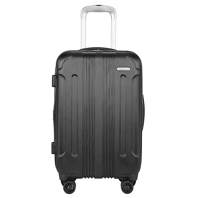 slide 2 of 9, Traveler's Club Luggage Traveler's Club Voyager Hardside Spinner Carry On Luggage - Black, 20 in