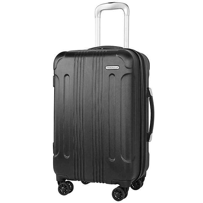 slide 1 of 9, Traveler's Club Luggage Traveler's Club Voyager Hardside Spinner Carry On Luggage - Black, 20 in