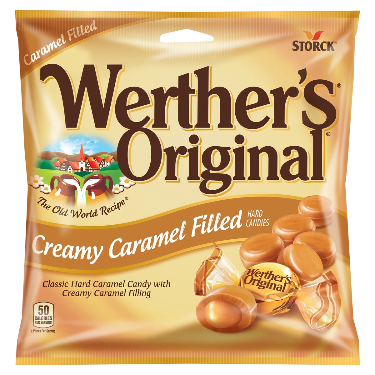 slide 1 of 1, Werther's Original Creamy Caramel Filled Hard Candies, 5.5 oz