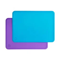 Munchkin Spotless Silicone Placemats - Blue