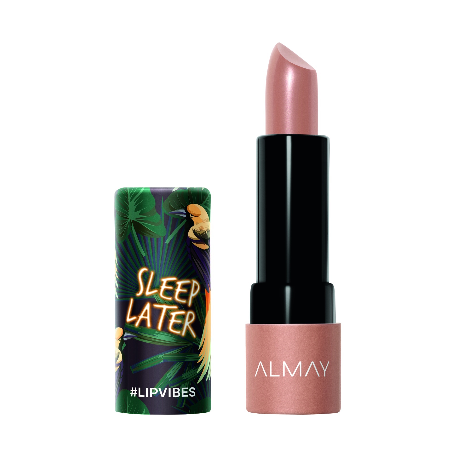 slide 1 of 1, Almay Lip Vibes Matte Lipstick, Sleep Later, 0.14 oz